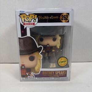 Funko Pop! Rocks Britney Spears #262 CHASE Vinyl w/ Soft Protector